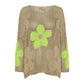 Pullover dameszomer met holle knopen