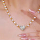 ✨Volledig diamanten magnetische hartparelketting✨