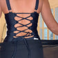 Dameszwemkleding met Slanke Taille en V-Hals