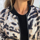 🌸Speciale aanbieding🌸Vrouwen Lente Herfst Zebra Print Zip Hooded Jacket