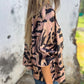 🌸Speciale aanbieding🌸Vrouwen Lente Herfst Zebra Print Zip Hooded Jacket