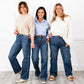 🔥50% korting 🔥stretchjeans met hoge taille voor dames