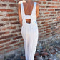 Dames Casual Veelzijdige Losse Jumpsuit met Knoopsluiting