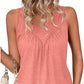 Mouwloos tanktopje met V-hals voor dames