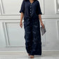 Damesmode Losse Cardigan Shirt & Hoge Taille Broek Tweedelige Set