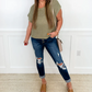 💥Uitzonderlijke aanbiedingen -39% korting👖Dames High Waisted Cutout Denim Jeans