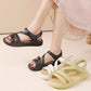 Lichtgewicht, platte sandalen voor dames