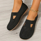Vrouwen Wandelen Comfortabele Ademend Knit Flats Schoenen