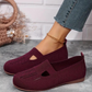 Vrouwen Wandelen Comfortabele Ademend Knit Flats Schoenen
