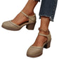 Retro-Mesh-Sandalen voor dames