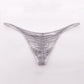 Mannen Lage Taille Sexy Ultra-Dunne Ice Silk Transparant Bikini Zachte Grote Zak Slips