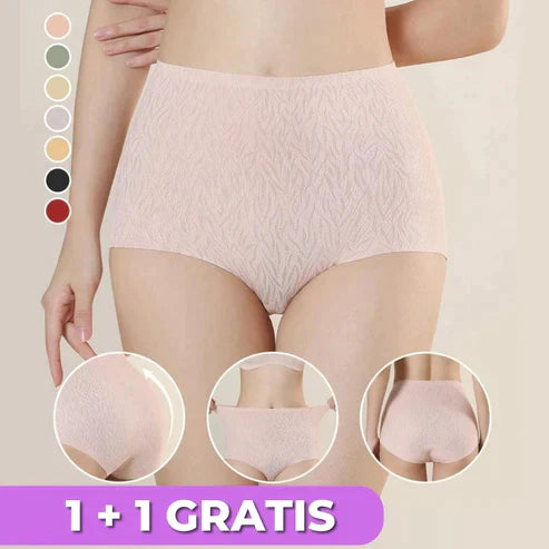 Onzichtbare butt lift slipje met hoge taille(1 + 1 GRATIS)