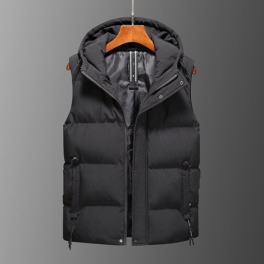 URBANLITE CASUAL DONSKATOENEN VEST VOOR HEREN